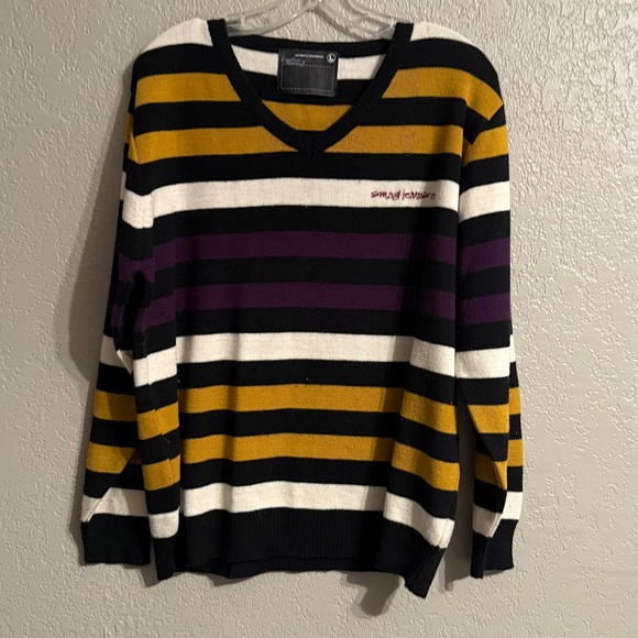 Smas Jeans Other - Vintage Smas Jeans Londoner station 5 Retro Rugby Preppy Stripe Sweater L
